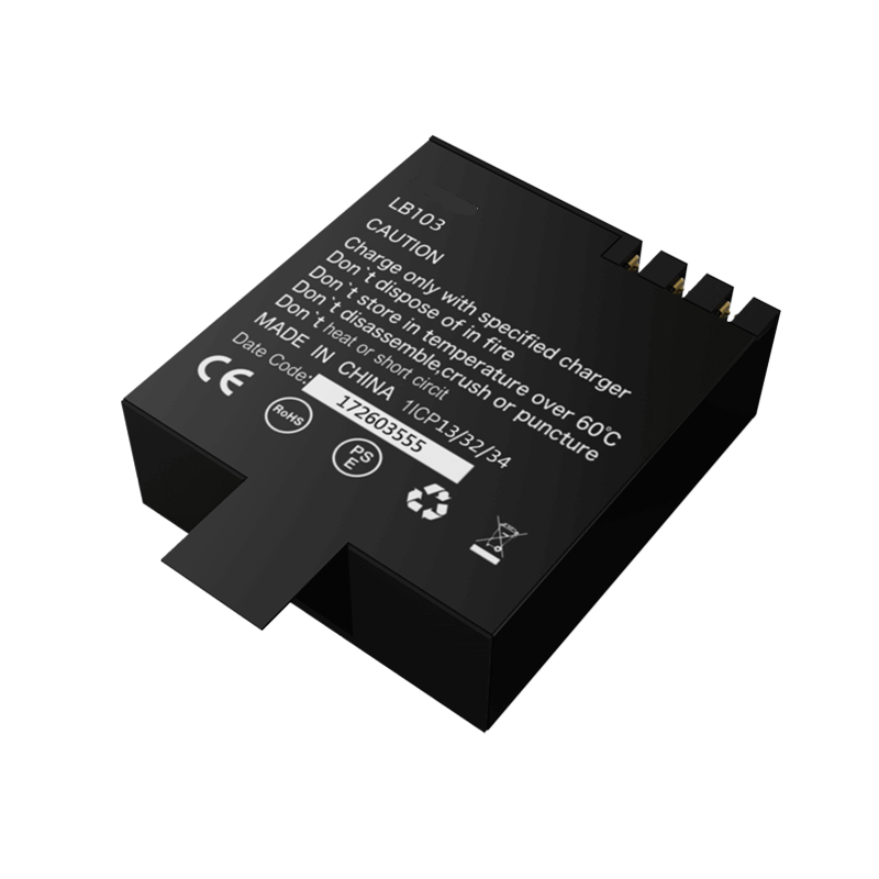 3.7V 1200mAh 1203030 聚合物鋰電池 運動(dòng)相機電池，鈷酸鋰材料